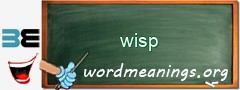 WordMeaning blackboard for wisp